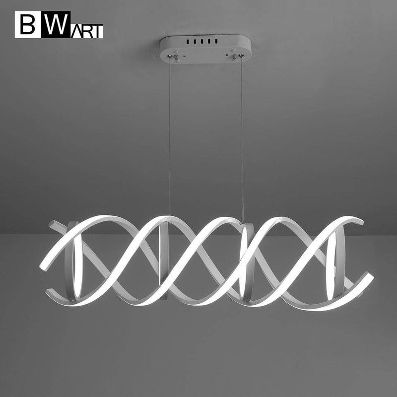 Suspension design LED en spirale Bwart