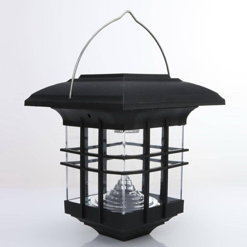 Lanterne extérieur LED verre et métal Hanging