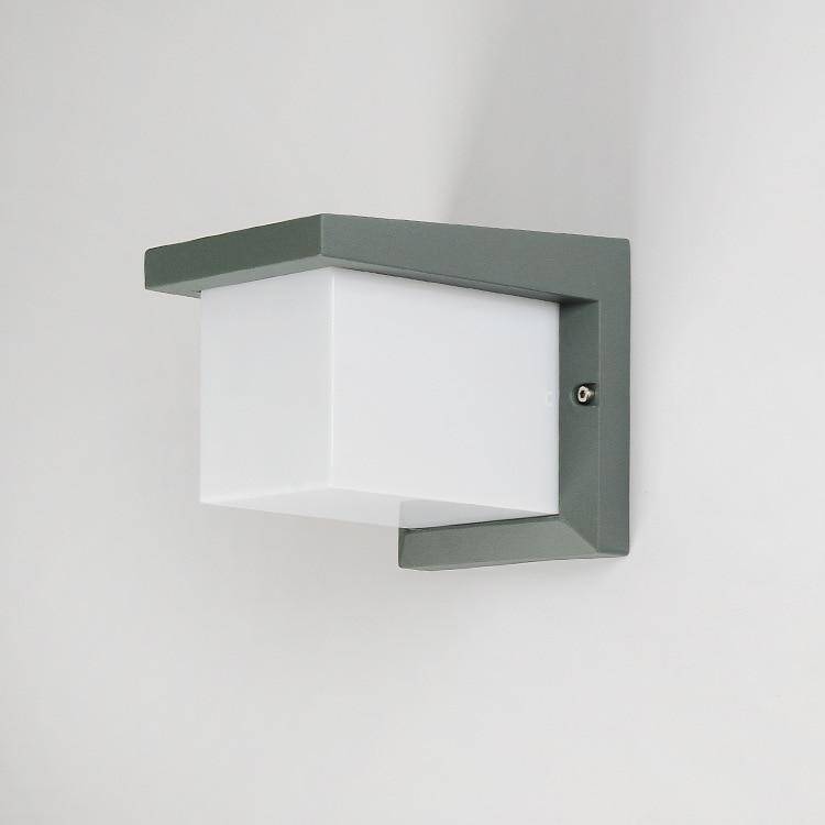 Applique extérieur LED cube Sconce