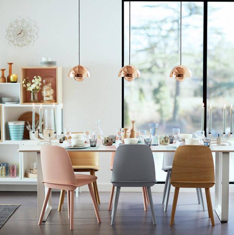 Suspension design à LED fleur de couleur Clizia