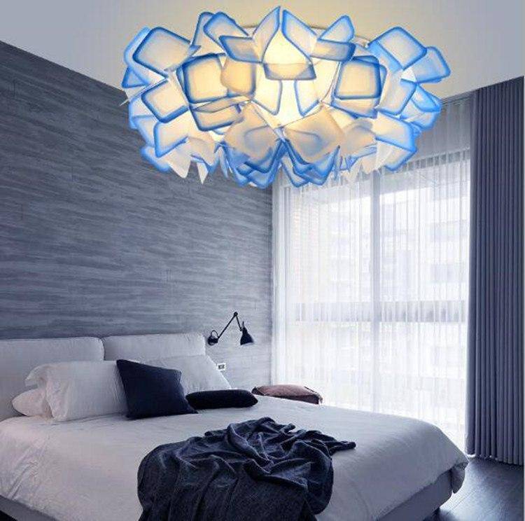 Suspension design de couleur en acrylique Clizia