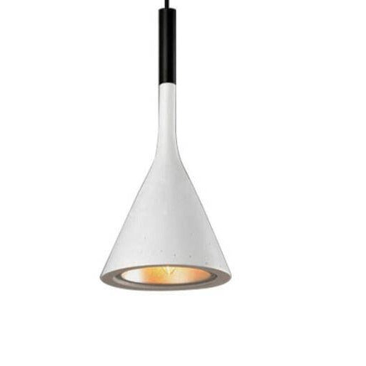 Suspension effet ciment cône Aplomb