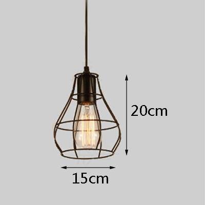Suspension LED cage de différentes formes Industrial