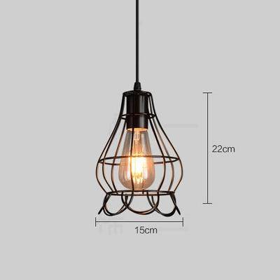 Suspension LED cage de différentes formes Industrial