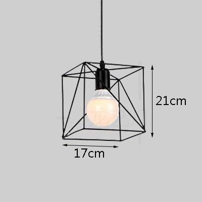 Suspension LED cage de différentes formes Industrial