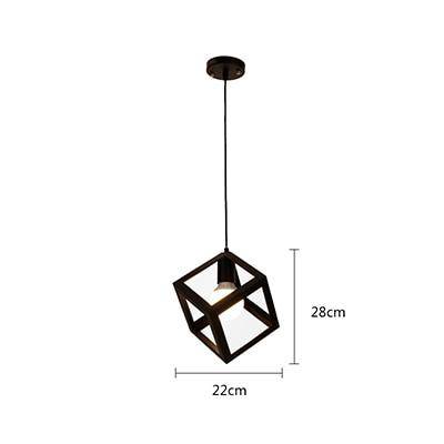 Suspension LED cage de différentes formes Industrial