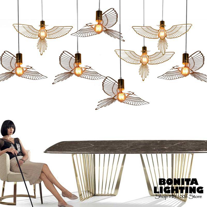 Suspension design en forme d'oiseaux Pigeon