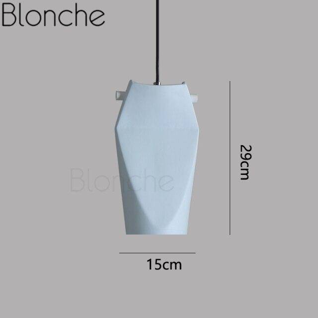 Suspension design à LED en céramique coloré Art Loft