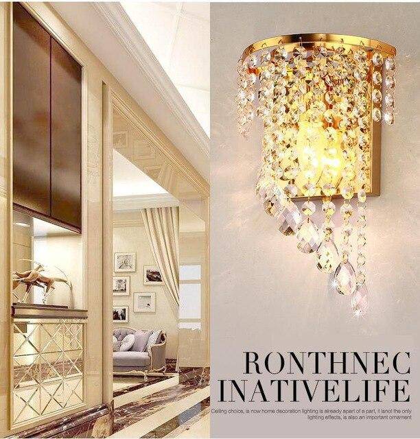 Applique murale LED en cristal Sconce