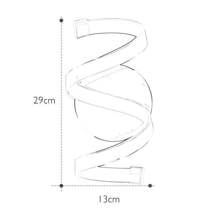 Applique murale LED spirale Beads