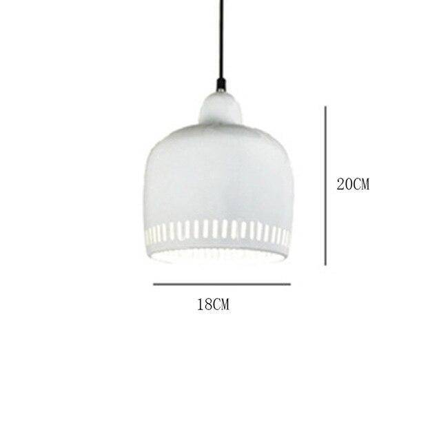 Suspension design à LED en métal coloré Decor