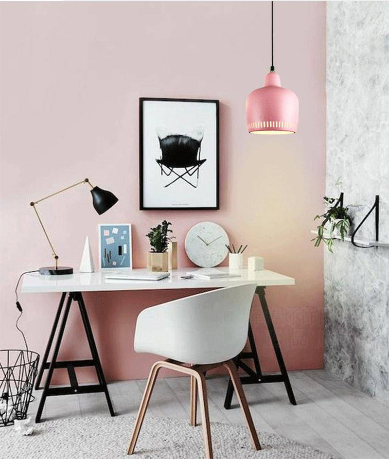 Suspension design à LED en métal coloré Decor