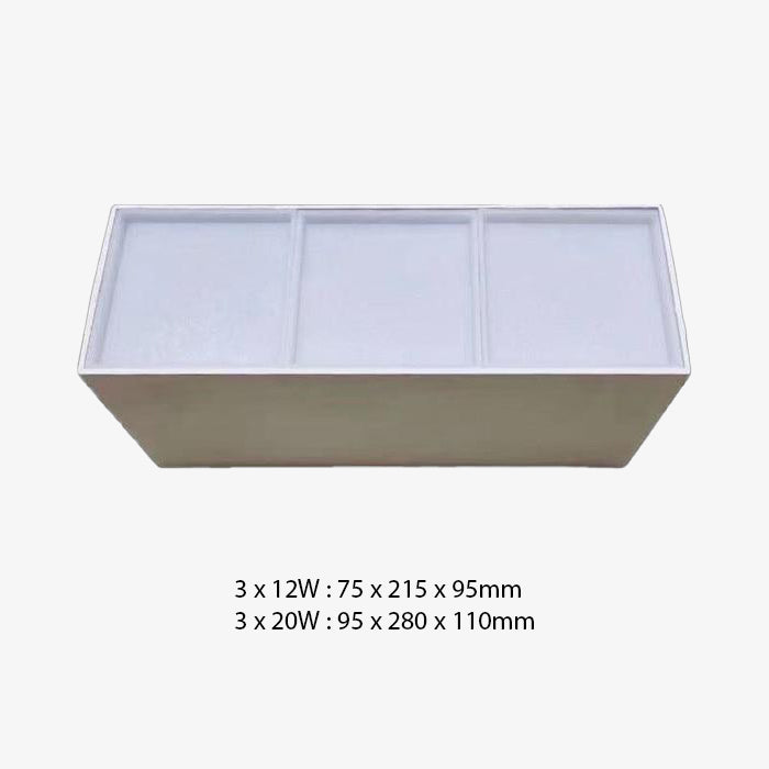 Spot design LED en forme de cube en aluminium Beal