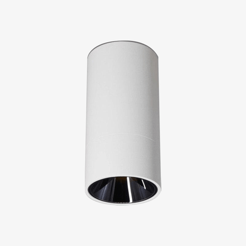 Spot en cylindre moderne à LED noir ou blanc