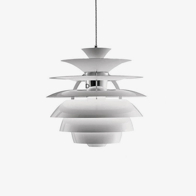 Suspension design LED abat-jour métal de plusieurs formes