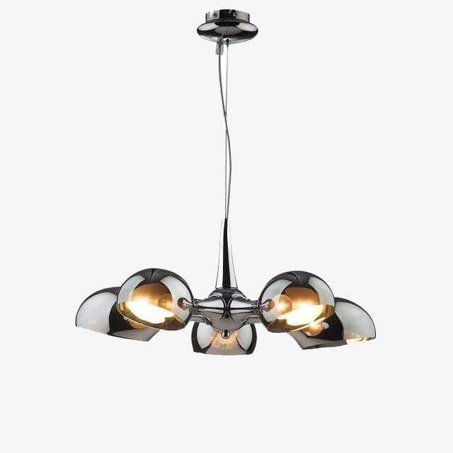 Suspension design LED avec abat-jour arrondi en verre Rui