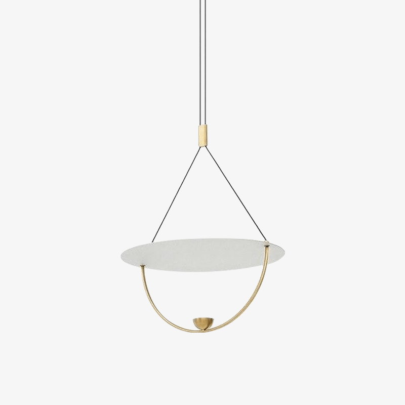 Suspension design LED dorée style Fly