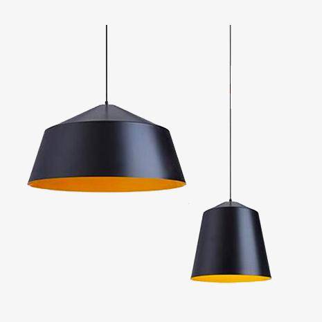 Suspension moderne en aluminium à LED Painted