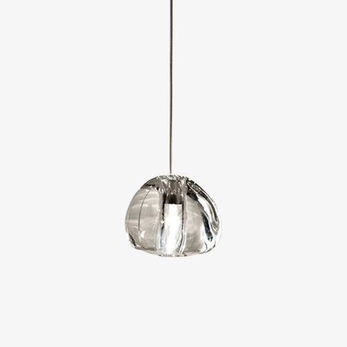 Suspension moderne LED en forme de glaçons en cristal Jaione