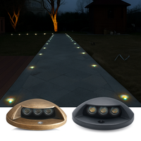 3W LED étanche lumière souterraine sol extérieur chemin de jardin sol enterré cour Spot lumière paysage