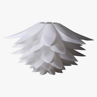 Lotus 50 cm pendant light puzzle lampshade