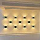 6W/12W applique murale LED lumière extérieure étanche IP65 porche jardin applique et intérieur chambre chevet décoration éclairage lampe en aluminium