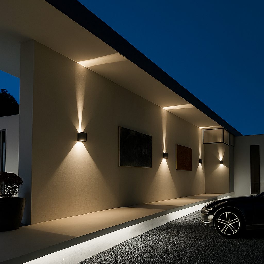 6W/12W applique murale LED lumière extérieure étanche IP65 porche jardin applique et intérieur chambre chevet décoration éclairage lampe en aluminium - vue 5 sur 6