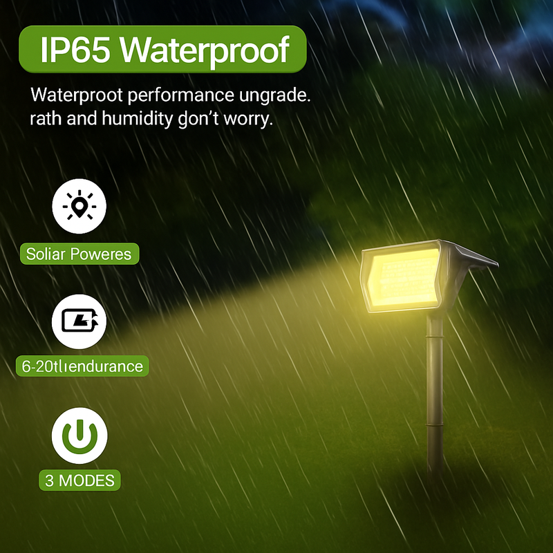 72 LED extérieur paysage spots IP65 étanche 3 Modes d'éclairage solaire alimenté appliques murales pour porte d'entrée arrière-cour Garage