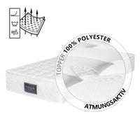 90x200X25cm Spring core mattress, 7 zone cold foam mattress, pocket springs,quilted microfiber cover topping,hardness level H3