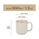 Ensemble tasses cafe gres design moderne 35 47