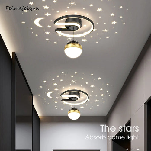 plafonnier moderne à leds pour décoration intérieure et extérieure - vue 3 sur 10