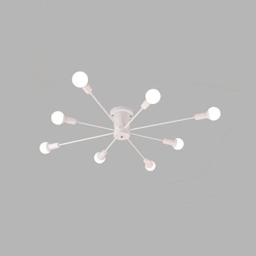 Modern industrial LED ceiling light nordic minimalist - vue 9 sur 14