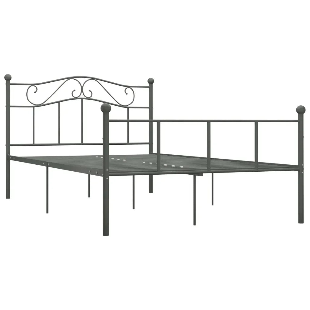 Iron Bed Frame Modern Style Double Single Bed with Headboard, Simple feel food food Iron Frame Bed Bed Bed Furniture - vue 11 sur 12