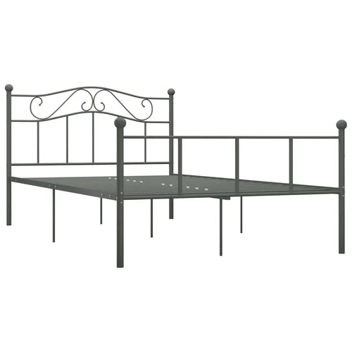 Iron Bed Frame Modern Style Double Single Bed with Headboard, Simple feel food food Iron Frame Bed Bed Bed Furniture - vue 12 sur 12