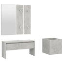 Allway Furniture Set Storage Ottoman Hallway Bench,Mirror cloths, Rack Panels plant Box for Living Room Room Entryway