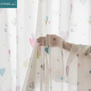 Voilage enfant style europeen motif adorable fenetre chambre