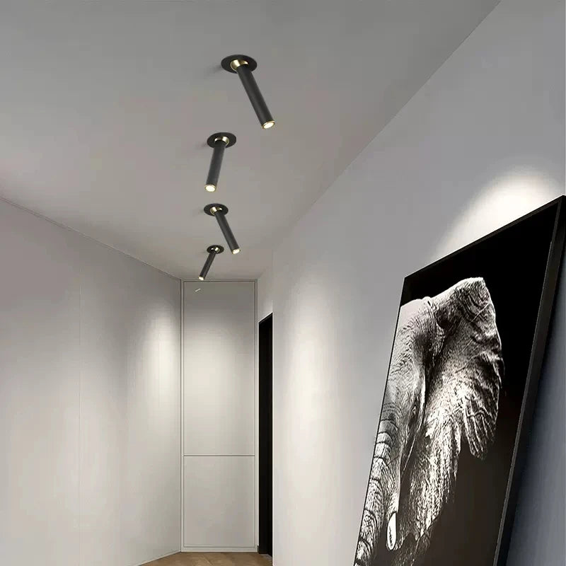 plafonnier led encastrable angle rotatif pour éclairage intérieur - vue 6 sur 9