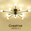 Modern industrial LED ceiling light nordic minimalist