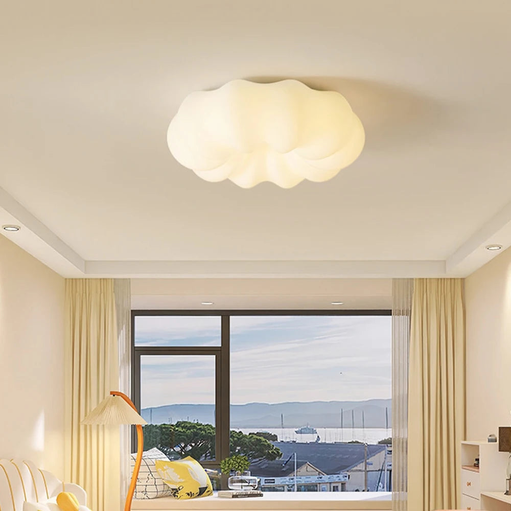 plafonnier led nordique luminaire décoratif d'intérieur pour diverses pièces - vue 4 sur 8