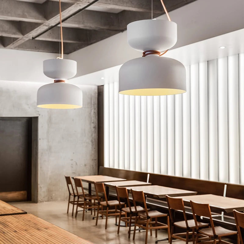 Luminaire suspendu design nordique pour salle à manger décor de chambre moderne Suspension LED décoration salon e27 luminaire - vue 3 sur 19