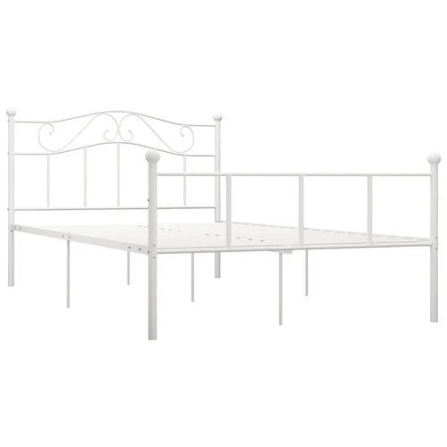 Iron Bed Frame Modern Style Double Single Bed with Headboard, Simple feel food food Iron Frame Bed Bed Bed Furniture - vue 9 sur 12