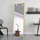 1620x530mm gold full-length mirror,vertical,suspended or wall mounted mirror with bracket,made aluminum alloy rectangular frame