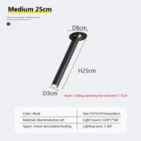 plafonnier led encastrable angle rotatif pour éclairage intérieur