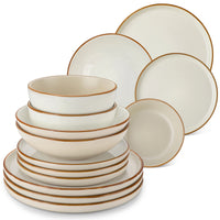 Service de table gres assiettes bols unis modernes