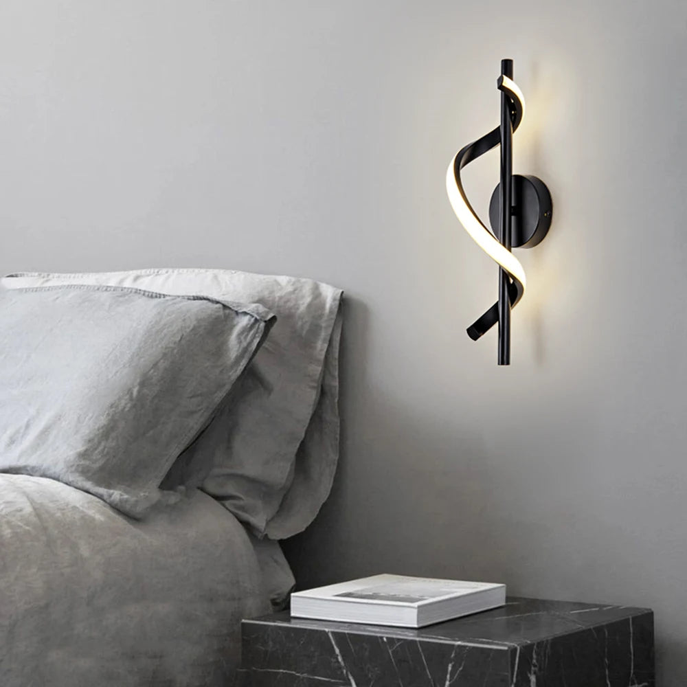 applique murale led nordique éclairage intérieur décoration moderne luxe - vue 6 sur 7