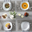 Service de table porcelaine bordure elegante 24 pieces