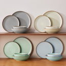 Service de table gres assiettes bols unis modernes