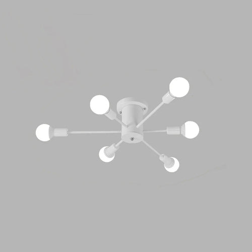 Modern industrial LED ceiling light nordic minimalist - vue 10 sur 14