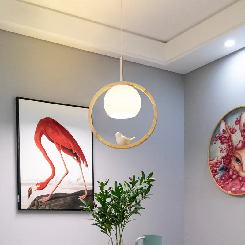 suspension modernes en bois pour divers espaces - vue 4 sur 11