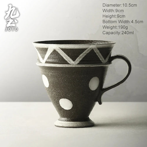 mug en céramique vintage rustique design ergonomique